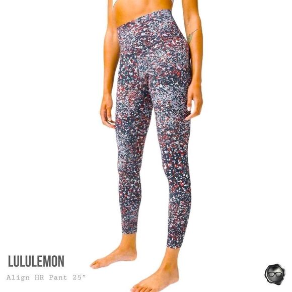 LULULEMON ALIGN HIGH-RISE 25” LEGGINGS IN WATER BLOSSOM WOMEN SIZE 2 NWT NULU - Picture 1 of 8